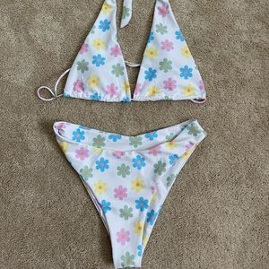 New Aurelle flower bikini set